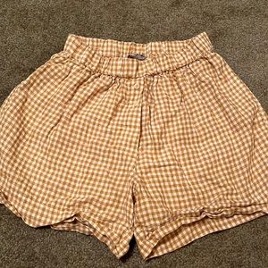 Everlane Linen Boxer Gingham, Size Small